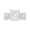 Thumbnail Image 3 of Lab-Grown Diamonds by KAY Princess-Cut Bridal Set 4 ct tw 14K White Gold