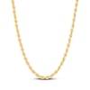 Thumbnail Image 0 of Solid Silk Rope Chain Necklace 3.7mm 14K Yellow Gold 18"