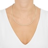 Thumbnail Image 3 of Solid Silk Rope Chain Necklace 3.7mm 14K Yellow Gold 18"