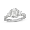 Thumbnail Image 1 of Neil Lane Artistry Heritage Heritage Emerald-Cut Lab-Grown Diamond Engagement Ring 2 ct tw Platinum