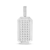 Thumbnail Image 1 of Men's Lab-Grown Diamonds by KAY Dog Tag Charm 4 ct tw 10K White Gold