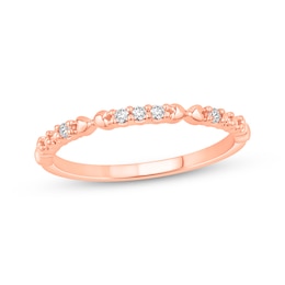 Adore Diamond Stackable Wedding Band 1/20 ct tw 14K Rose Gold