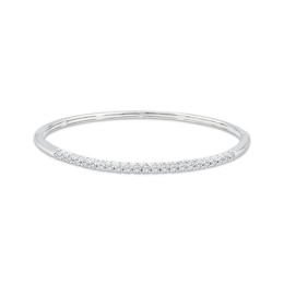 Diamond Bangle Bracelet 1 ct tw 10K White Gold