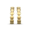 Thumbnail Image 2 of Disc Hoop Earrings 18K Yellow Gold-Plated Sterling Silver