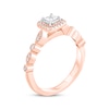 Thumbnail Image 1 of Princess-Cut Diamond Engagement Ring 1/3 ct tw 14K Rose Gold