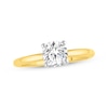 Thumbnail Image 1 of Lab-Created Diamonds by KAY Round-Cut Solitaire Engagement Ring 1 ct tw 14K Yellow Gold (F/VS2)