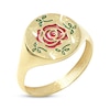 Thumbnail Image 1 of Rose Signet Ring 14K Yellow Gold