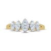 Thumbnail Image 3 of Diamond Marquise Frame Fashion Ring 1/2 ct tw 10K Yellow Gold