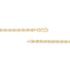 Thumbnail Image 2 of Solid Silk Rope Chain Necklace 2.5mm 14K Yellow Gold 20&quot;