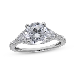 Lab-Grown Diamonds by KAY Round-Cut Engagement Ring 2-1/2 ct tw 14K White Gold