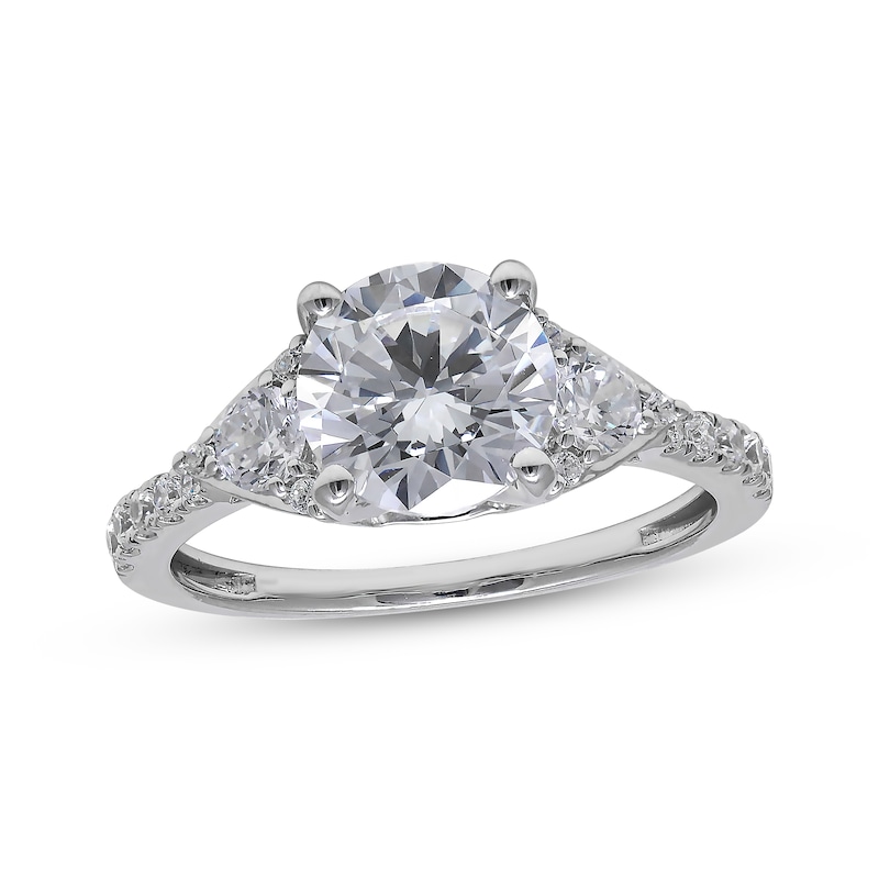 Main Image 1 of Lab-Grown Diamonds by KAY Round-Cut Engagement Ring 2-1/2 ct tw 14K White Gold