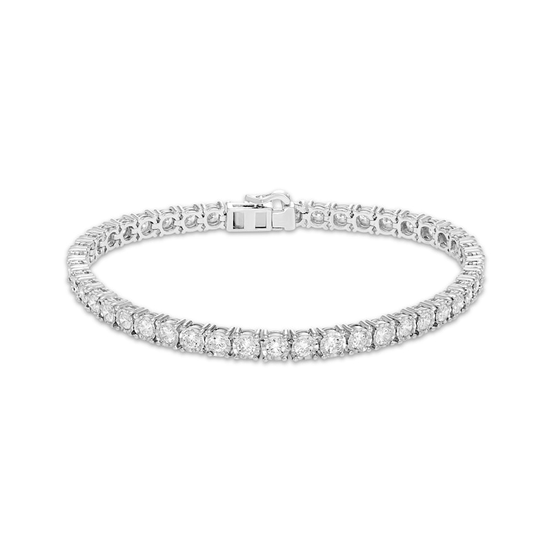 Main Image 1 of Diamond Tennis Bracelet 4 ct tw 10K White Gold 7&quot;