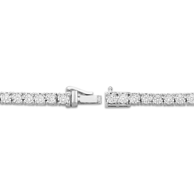 Main Image 3 of Diamond Tennis Bracelet 2 ct tw 10K White Gold 7&quot;