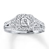 Thumbnail Image 1 of Diamond Engagement Ring 1 ct tw Princess-cut 14K White Gold