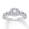 Thumbnail Image 1 of Neil Lane Princess-cut Engagement Ring 5/8 ct tw 14K White Gold