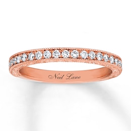 Neil Lane Wedding Band 1/4 ct tw Diamonds 14K Rose Gold