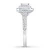 Thumbnail Image 3 of Neil Lane Radiant-cut Diamond Engagement Ring 7/8 ct tw 14K White Gold