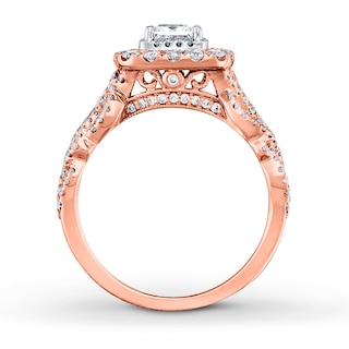 Neil Lane Diamond Engagement Ring 1-1/8 ct tw 14K Two-Tone Gold | Kay ...