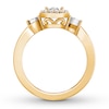 Thumbnail Image 1 of Diamond Engagement Ring 3/8 ct tw Round-cut 10K Two-Tone Gold