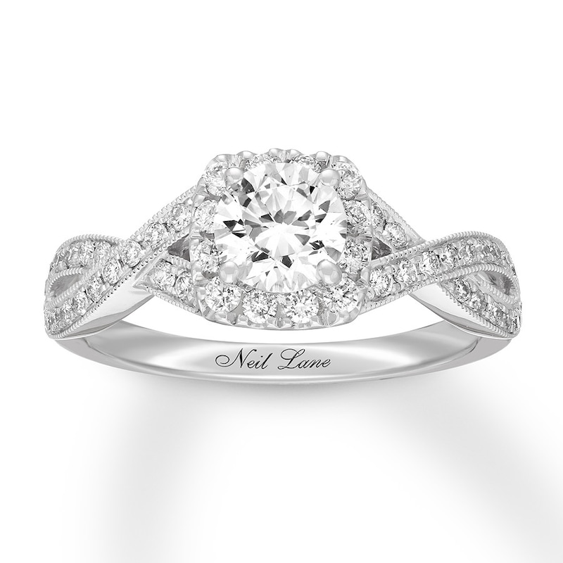 Main Image 1 of Neil Lane Diamond Engagement Ring 1-1/8 ct tw 14K White Gold