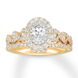 Neil Lane Diamond Bridal Set 1-1/3 Carats tw 14K Yellow Gold