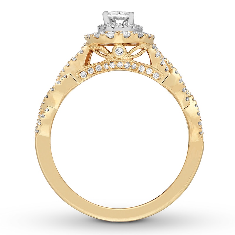 Main Image 3 of Neil Lane Bridal Diamond Ring 1-1/6 cts tw 14K Two-Tone Gold