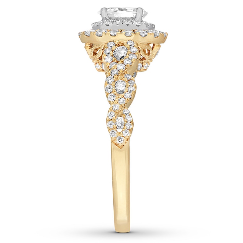 Main Image 4 of Neil Lane Bridal Diamond Ring 1-1/6 cts tw 14K Two-Tone Gold