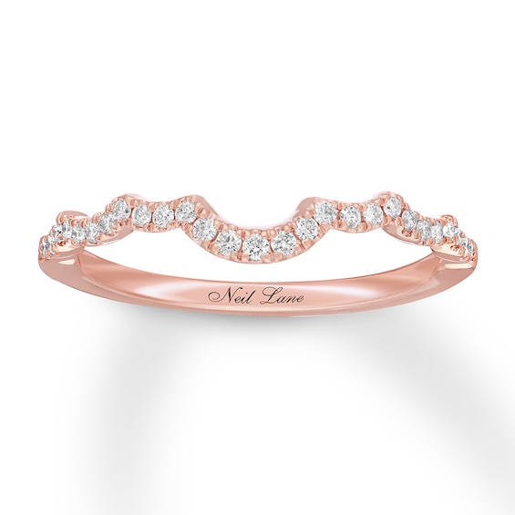 Neil Lane Wedding Band 1/6 ct tw Diamonds 14K Rose Gold