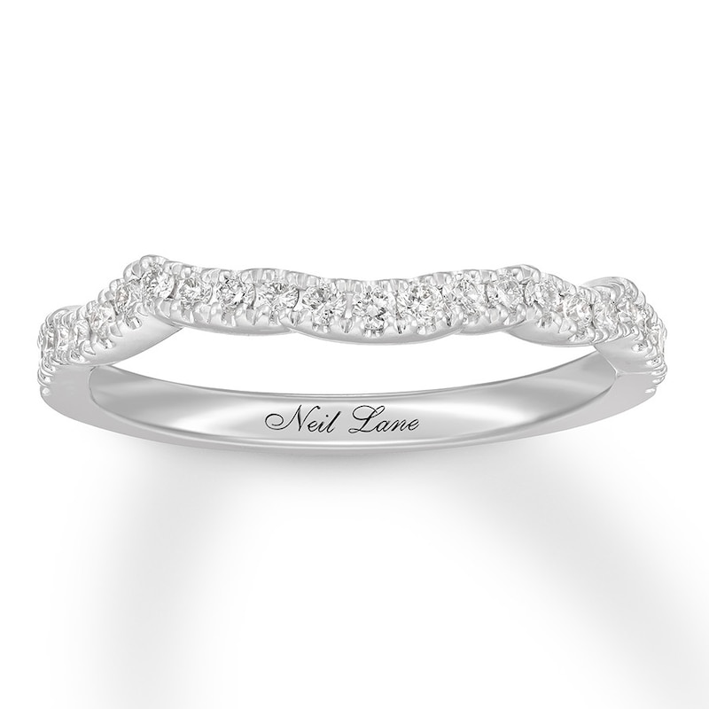 Main Image 1 of Neil Lane Wedding Band 1/4 ct tw Diamonds 14K White Gold