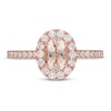 Thumbnail Image 3 of Neil Lane Morganite Engagement Ring 1/2 ct tw Diamonds 14K Rose Gold