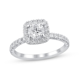 Diamond Engagement Ring 1-1/5 ct tw 14K White Gold