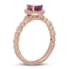 Thumbnail Image 2 of Neil Lane Garnet Engagement Ring 1/4 ct tw Pear & Round-cut 14K Rose Gold