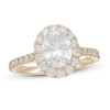 Thumbnail Image 1 of Neil Lane Diamond Engagement Ring 2-1/8 ct tw Oval/Round 14K Yellow Gold