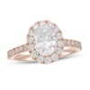 Thumbnail Image 1 of Neil Lane Diamond Engagement Ring 2-1/8 ct tw Oval/Round 14K Rose Gold