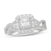 Thumbnail Image 1 of Neil Lane Diamond Engagement Ring 1 ct tw Princess & Round 14K White Gold