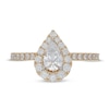 Thumbnail Image 3 of Neil Lane Diamond Engagement Ring 1 ct tw Pear 14K Yellow Gold