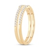 Thumbnail Image 2 of Double Wedding Band 1/4 ct tw Diamonds 14K Yellow Gold