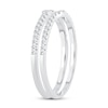 Thumbnail Image 2 of Double Wedding Band 1/4 ct tw Diamonds 14K White Gold