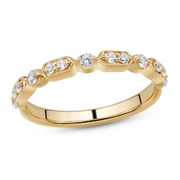 Adore Diamond Wedding Band 1/4 ct tw Round-cut 14K Yellow Gold