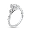 Thumbnail Image 1 of Diamond Engagement Ring 3/4 ct tw Pear/Round 14K White Gold