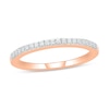 Thumbnail Image 1 of Diamond Wedding Band 1/8 ct tw Round-cut 10K Rose Gold