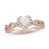 Thumbnail Image 1 of Neil Lane Diamond Engagement Ring 7/8 ct tw Heart & Round-Cut 14K Rose Gold