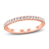 Thumbnail Image 0 of Diamond Wedding Band 1/4 ct tw Round-cut 14K Rose Gold