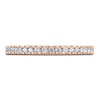 Thumbnail Image 2 of Diamond Wedding Band 1/4 ct tw Round-cut 14K Rose Gold