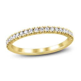 Adore Diamond Wedding Band 1/4 ct tw Round-cut 14K Yellow Gold