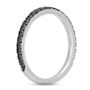 Thumbnail Image 2 of Neil Lane Black Diamond Wedding Band 3/8 ct tw Round-cut 14K White Gold