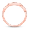 Thumbnail Image 3 of Diamond Wedding Band 1/4 ct tw Round-cut 14K Rose Gold