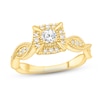 Thumbnail Image 0 of Diamond Engagement Ring 1/3 ct tw Round-cut 14K Yellow Gold