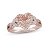 Thumbnail Image 1 of Neil Lane Morganite & Diamond Engagement Ring 7/8 ct tw Marquise & Round-cut 14K Rose Gold