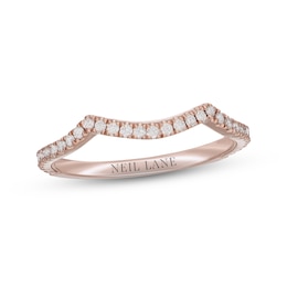 Neil Lane Diamond Wedding Band 1/4 ct tw Round-cut 14K Rose Gold